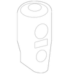 Passenger Side Window Defogger Outlet Duct - GM (96968396)