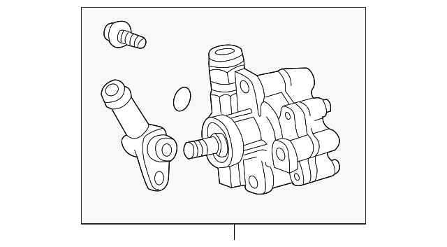 OEM Toyota Power Steering Pump for 2009 4Runner (44320-35610)