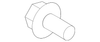 Round Head Bolt, Mounting - Mopar (5093062AA)