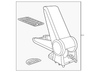 Front Seat Back Cover, Right - Mopar (6BK38LR5AA)