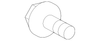 Hub & Bearing Mount Bolt - Toyota (90119-A0350)