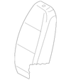 Seat Belt Cover Bezel - GM (88948887)