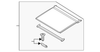 Front Driver Side Bumper Fascia Seal - GM (25926745)