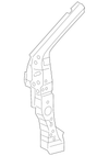 Driver Side Roof Side Rail - GM (84308337)
