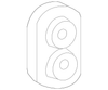 Driver Side Roof Rail Airbag - GM (84357751)