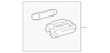 Disc Brake Caliper Adapter, Right - Mopar (5093268AA)