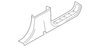 Rear Driver Side Door Trim Lower Insulator - GM (84467905)