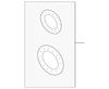 Belt Weather-Strip - Ford (YW1Z-5425596-AA)