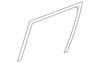 Retractor Seat Belt, Left - Mopar (YZ571J3AE)