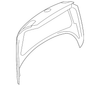 Upper Grille - Ford (GD9Z-54044E82-BC)