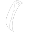 Latch Cover - Ford (GD9Z-5461348-AE)