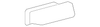 Light Platinum Front Passenger Side Door Trim - Cadillac (84113901)