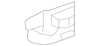 Front Floor Console Rear Cup Holder - GM (88934899)