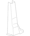 Rear Seat Belt, Left - Mopar (ZV71DX9AE)
