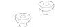 Engine Camshaft Follower - Ford (YS4Z-6500-GAD)