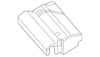 Insert, Rear S/D Upper                       *Cashmere - Cadillac (89038772)