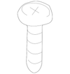 Speaker Box Bolt - Porsche (N-910-327-02)