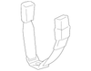 Rear Seat Hinge - GM (89046349)