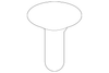 Folding Top Stowage Compartment Extension Outer High Capacity Plug Label - GM (84032909)