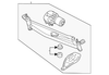 Folding Top Side Rail, Right - Mopar (68028554AA)