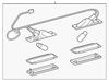 Headrest Guide - BMW (52-10-7-236-748)