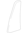 Light Platinum Rear Seat Head Restraint Guide - GM (84091580)