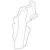 Rear Driver Side Upper Bumper Cover - Cadillac (84144328)