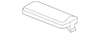 Ebony Rear Passenger Side Seat Back Cushion Cover - GM (89042367)