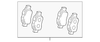 Brake Pads Rear - Toyota (04466-45010)