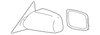Cover Assembly, P/Seat Black Cushion     *Left Neutra*Neutral - GM (88893067)