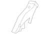 Rear Seat Back - Mopar (WN591L5AA)