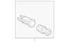 Dowel, Mounting - Mopar (2212437100)
