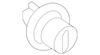 Headrest - BMW (52-10-5-A3F-264)
