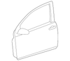 Rear Door Cladding, Left - Mopar (YK01WS2AA)