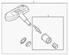 A/C Refrigerant Discharge Hose - Nissan (92490-7B421)