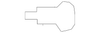 Outside Rear-View Mirror, Left - Mopar (68666303AC)