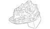 Front Driver Side Disc Brake Caliper Assembly - GM (84394391)