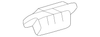 Dash Panel Outer Insulator - Cadillac (84132298)