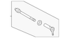 Passenger Side Front Door Window Inner Sealing Strip - GM (95421938)