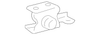 Center Seat Belt - Ford (YF1Z-74600A38-AAC)