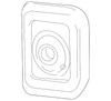 Door Mirror Glass (Left) - Toyota (87961-35870)