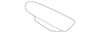 Front Floor Console Rear Trim Panel - GM (87839206)