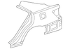 Front Driver Side Fender Center Rear Molding - GM (88892067)