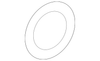 Engine Coolant Pipe O-Ring - Porsche (WHT-000-862)