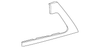 Shale Passenger Seat Adjuster Finish Cover - Cadillac (84147838)