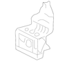 Coolant Tube O Ring - Mopar (68095355AA)