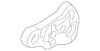 Radiator Coolant Hose Bracket - Nissan (92552-ZN50A)