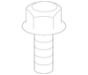 Engine Cover Bolt - Toyota (90119-A0142)