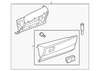 Outside Rear-View Mirror, Left - Mopar (68366667AA)