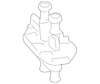 Windshield Washer Reservoir - Mopar (68617758AA)